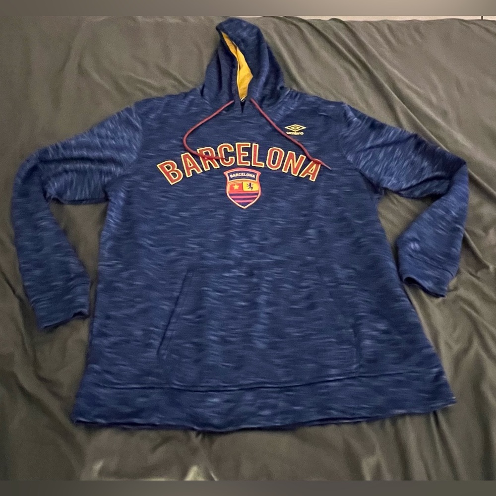 Barcelona Soccer Football Vintage Umbro hoodie pullover